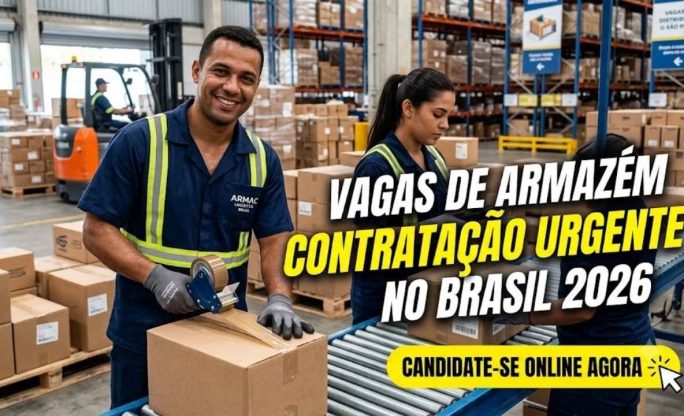 Vagas de Armazém e Embalagem no Brasil 2026: Contratação Urgente, Salário e Como se Candidatar Online