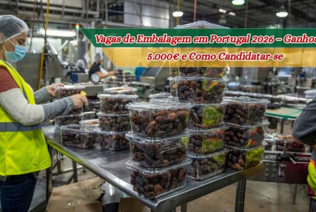 Vagas de Embalagem em Portugal 2026 – Ganhos até 5.000€ e Como Candidatar-seEmprego Portugal 2026 Guia Atualizado