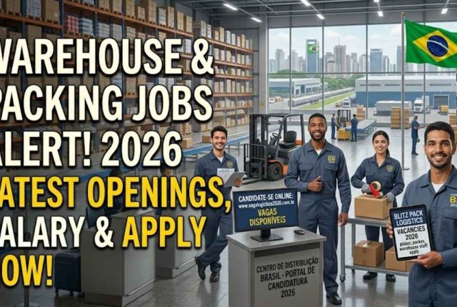 Warehouse & Packing Jobs in Brazil 2026 – Salary, Job Roles & How to Apply