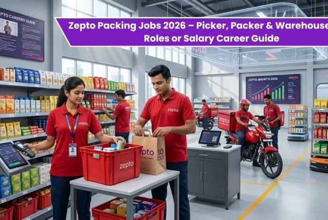 Zepto Packing Jobs 2026 – Picker, Packer & Warehouse Staff Roles or Salary Career Guide